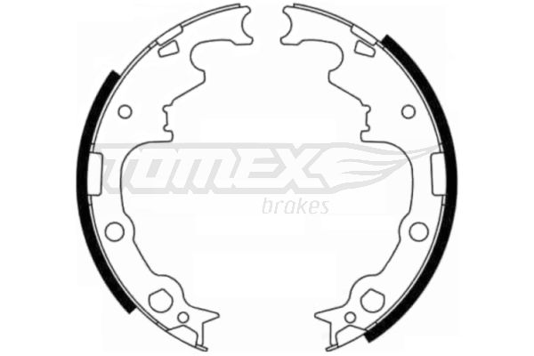 Obrázok Sada brzdových čeľustí TOMEX Brakes  TX2180